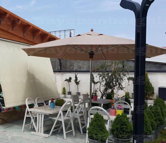 سایبان چتری با وزنی سبک